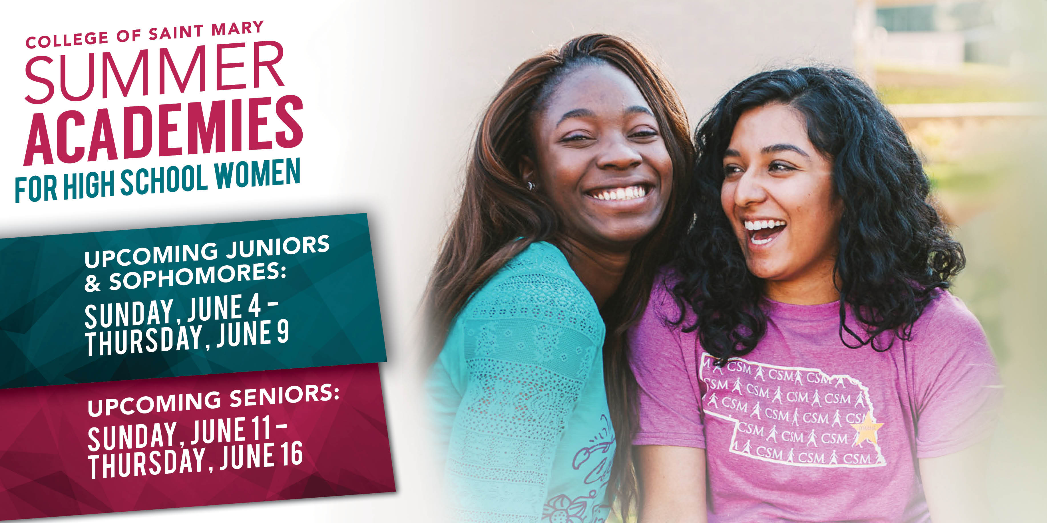 College of Saint Mary to Host Summer Academies for High School Students